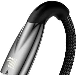 Кабель Baseus Glimmer Series Fast Charging Cable USB to Type-C 100W 2m CADH000501 Black - мініатюра 4