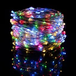 Гирлянда конский хвост разноцветная RGBY 300Led 3 м светодиодная гирлянда на елку гирлянда капля росы