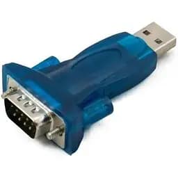 Адаптер Usb Extradigital, черный, Usb 2.0 - RS-232 (COM) , 1 м, чипсет HL340 (KBU1654)