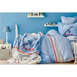 Комплект постільної білизни Karaca Home Підлітковий Блакитний 000164669