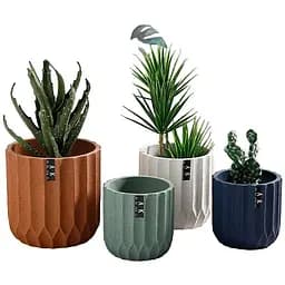 Горшок для цветов Led Marron 14.5 х 14.5 х 15 см без поддона в ассортименте (A040040)