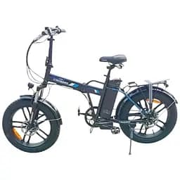 Электровелосипед Crosser Comp фетбайк 350W 12Ah черный с синим