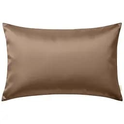 Наволочка Cosas Beige сатинова 70х70 см бежева (Satin_Beige_70) - мініатюра 1