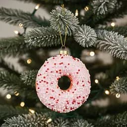 Прикраса ялинкова Yancheng Everbright Пончик скло (833725)