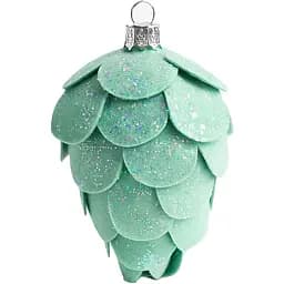 Набір новорічних прикрас на ялинку Dashuri Шишка Кедр 6 штук 7x9 см, атлантік 15556699