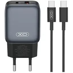 Сетевое зарядное устройство для XO L154(EU) PD20W/QC18W(1A1C) fast charger Черный