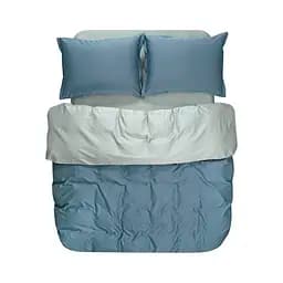 Постельное белье сатин premium 300ТС Lotus Home - Florida деним семейный