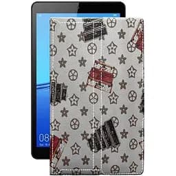 Чохол StatusCASE з екошкіри для планшету Huawei MediaPad M5 lite 8 Луі-Вітон-білий