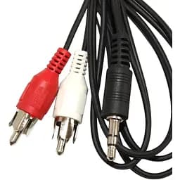 Кабель AUX 3.5 мм мини джек - 2 * RCA (тюльпана) 1.5 м