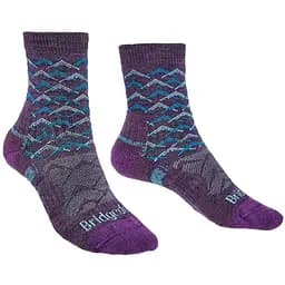 Носки Bridgedale Hike LW Endurance Ankle Wmn Pattern L Purple (1053-710097.125.L)