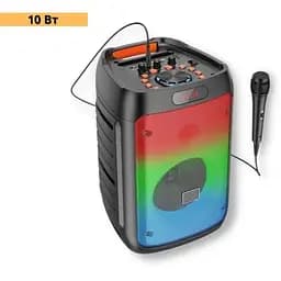 Портативна колонка XPRO BP10 валіза 10Вт USB SD FM радіо Bluetooth 1 мікрофон ДК (41917-BP10_3414) - мініатюра 2