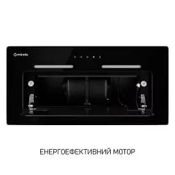 Витяжка повновбудована Minola HBI 6473 BL GLASS 800 LED Line - мініатюра 4