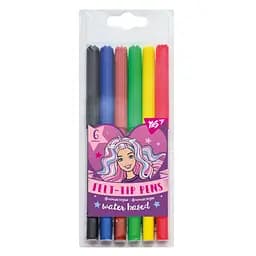 Фломастери Yes Barbie 6 кольорів