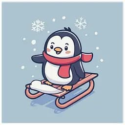 Картина за номерами "Малюк на санчатах" ©arttem_illustration Art Craft 15614-AC 30х30 см