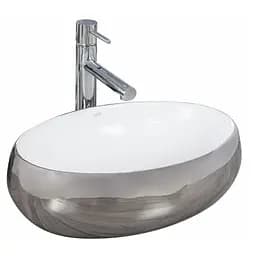 Умывальник Rea Linda silver накладной REA-U1135, Хром