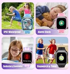 Дитячий розумний смарт годинник Lemfo D58 з GPS трекером, 4G сім картою, прослушкою, відеодзвінками та YouTube, TikTok, WhatsApp Синій - мініатюра 10