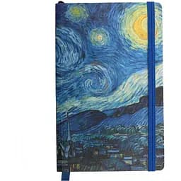 Записник Kiri sketch з Нанокрафта Ван Гог Зоряна ніч  20202-KR в крапку м'яка обкладинка 96 аркушів