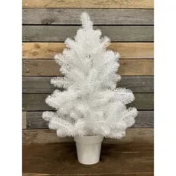 Ялинка Hvoya Premium лита у горщику 70 см біла