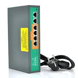 Коммутатор POE SICSO 48V с 4 портами POE 100Мбит + 2порт Ethernet(UP-Link)