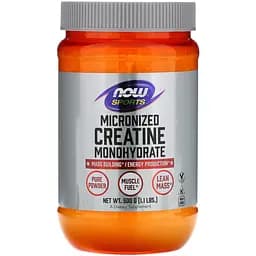 Креатин моногидрат Now Foods Sports Micronized Creatine Monohydrate микронизированный 500 г