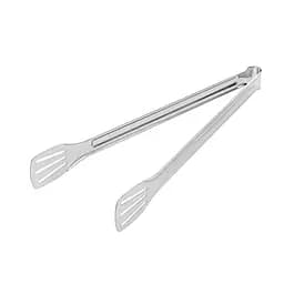 Щипці лопатки кухонні універсальні з нержавіючої сталі для грилю, м'яса, барбекю 33 см, Kitchen Master Сріблястий 85797