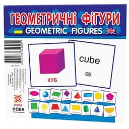 Карточки мини Zirka Геометрические фигуры 110х110 мм RU-ENG 65797