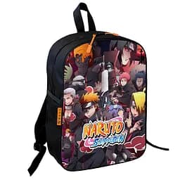 Рюкзак школьный детский Наруто Акуцуки, Саске, Итачи, Учиха, «Naruto» 36х27 см для мальчика (00828)
