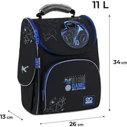 Рюкзак GoPack Education каркасний 5001S-5 Play The Game (GO25-5001S-5) - мініатюра 3