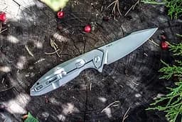 Ніж cкладний Ruike P128-SF, Сріблястий - мініатюра 6