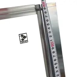 Шторки скляні на ванну Koer SR BS05-90x140-TR-01 прозоре скло Easy Clean 6 мм, хром KR5372, Універсальна, прозорий, хром - мініатюра 6