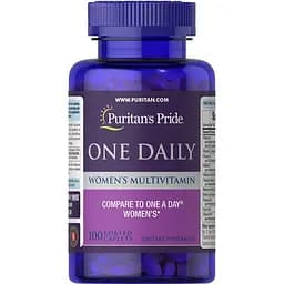 Вітаміни та мінерали Puritan's Pride One Daily Women's Multivitamin, 100 каплет