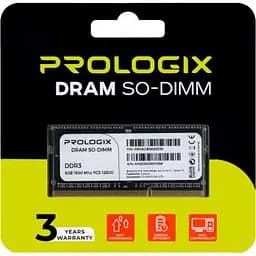 Модуль пам'яті для ноутбука SoDIMM DDR3 8GB 1600 MHz Prologix (PRO8GB1600D3S) - мініатюра 2