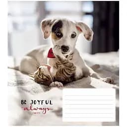 Зошит учнівський Be joyful always Школярик 018-3263L-4 у лінію 18 аркушів