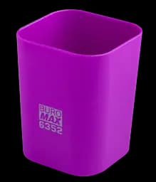 Стакан для канцелярського приладдя Buromax Rubber Touch, фіолетовий (BM.6352-07)