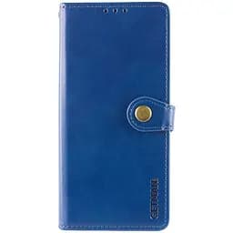 Шкіряний чохол-книжка Getman Gallant PU для ZTE Blade A55 4G Синій