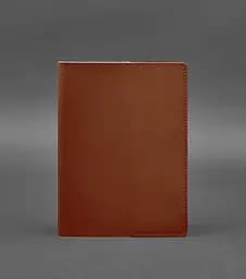 Шкіряна обкладинка для блокнота 6.0 (софт-бук) світло-коричнева