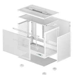 Корпус DeepCool CH160 Mesh White без БП (R-CH160-WHNMI0-G-1)
