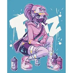 Картина по номерам Style girl 40х50 см 10218-AC