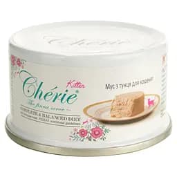 Вологий корм для кошенят Cherie Complete & Balanced Tuna Mousse мус з тунця 80 г