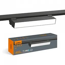 LED светильник трековий VIDEX TR05 15W 4100K 220V черный