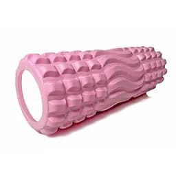 Масажний ролик EasyFit Wavyspines 33 см Рожевий (EF-3701-P)