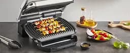 Гриль Tefal притискний OptiGrill + 2000Вт знімні пластини алюміній метал (GC717D10) - мініатюра 8