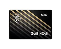 Твердотельное запоминающее устройство накопитель (SSD) SATA2.5" 240GB SPATIUM S270 S78-440N070-P83 MSI