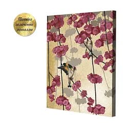 Набір картин з поталлю за номерами Riviera Blanca Весняний театр (ITR-114) 2 шт в наборі