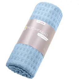 Простыня вафельная Home Line 200х160 см голубая (190677)