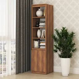 Пенал с открытыми полками MebelStar Нео 1Д 50x50x210 см Дуб янтарный (MBS-1159)