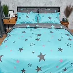 Підковдра Moon&Star Бязь Gold Люкс Starry Skies Євро 200x220 см - мініатюра 2