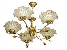 Люстра подвесная Brille флористика E27 60W G (LK-005S/5)