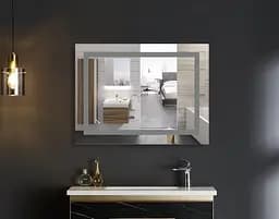 Дзеркало Mixxus Warm MR02-100x60 (годинник, LED-підсвічування, антизапотівання) MI6003 - мініатюра 8