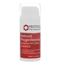 Прогестероновий крем Protocol for Life Balance Natural Progesterone Liposomal Skin Cream Unscented 85 г